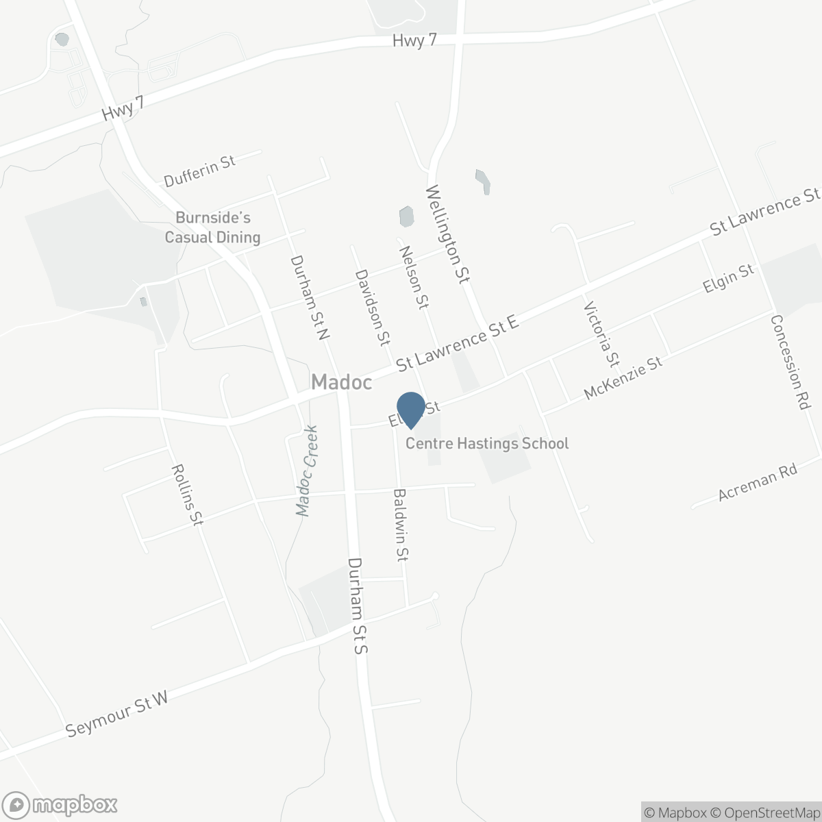 96 ELGIN STREET, Madoc, Ontario K0K 2K0